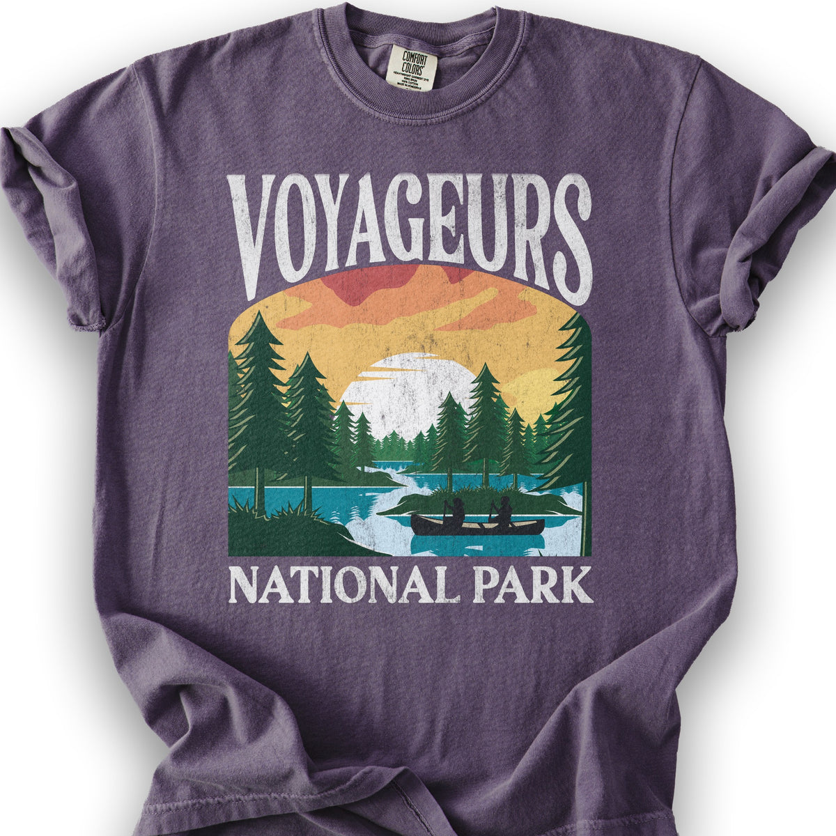 Voyageurs National Park "Big and Bold" T-Shirt - Grape