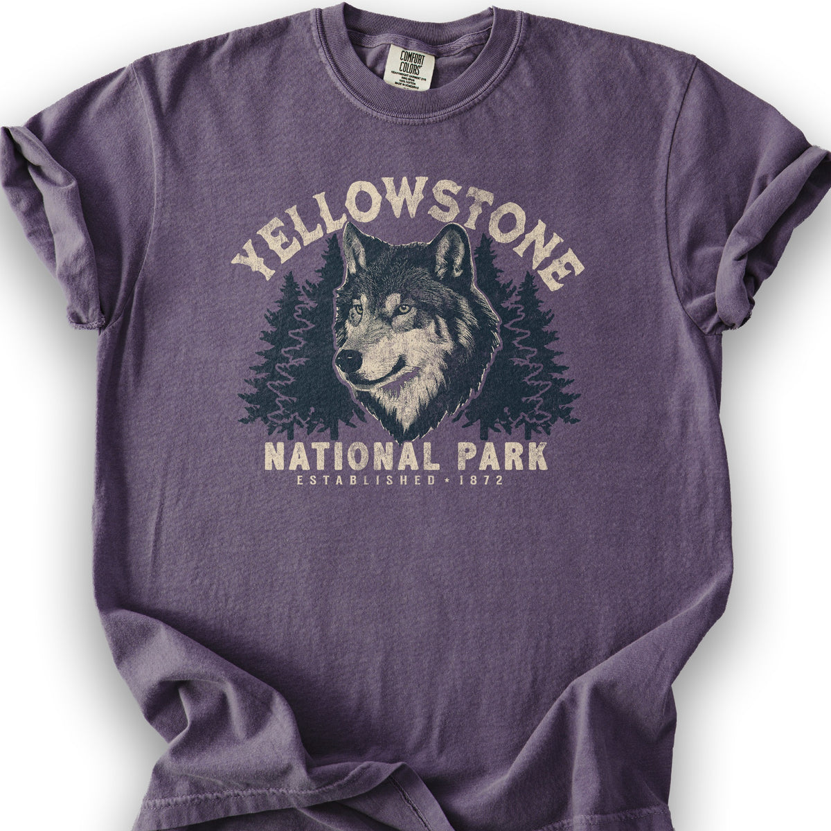 Yellowstone Wolf Design V01 - 1717 - 2025 - Grape