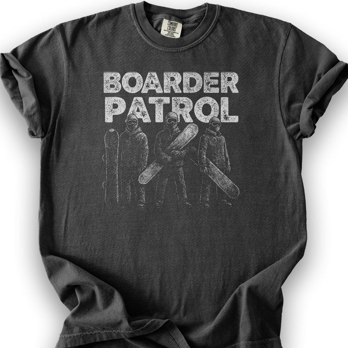 Boarder Patrol T-shirt - Graphite