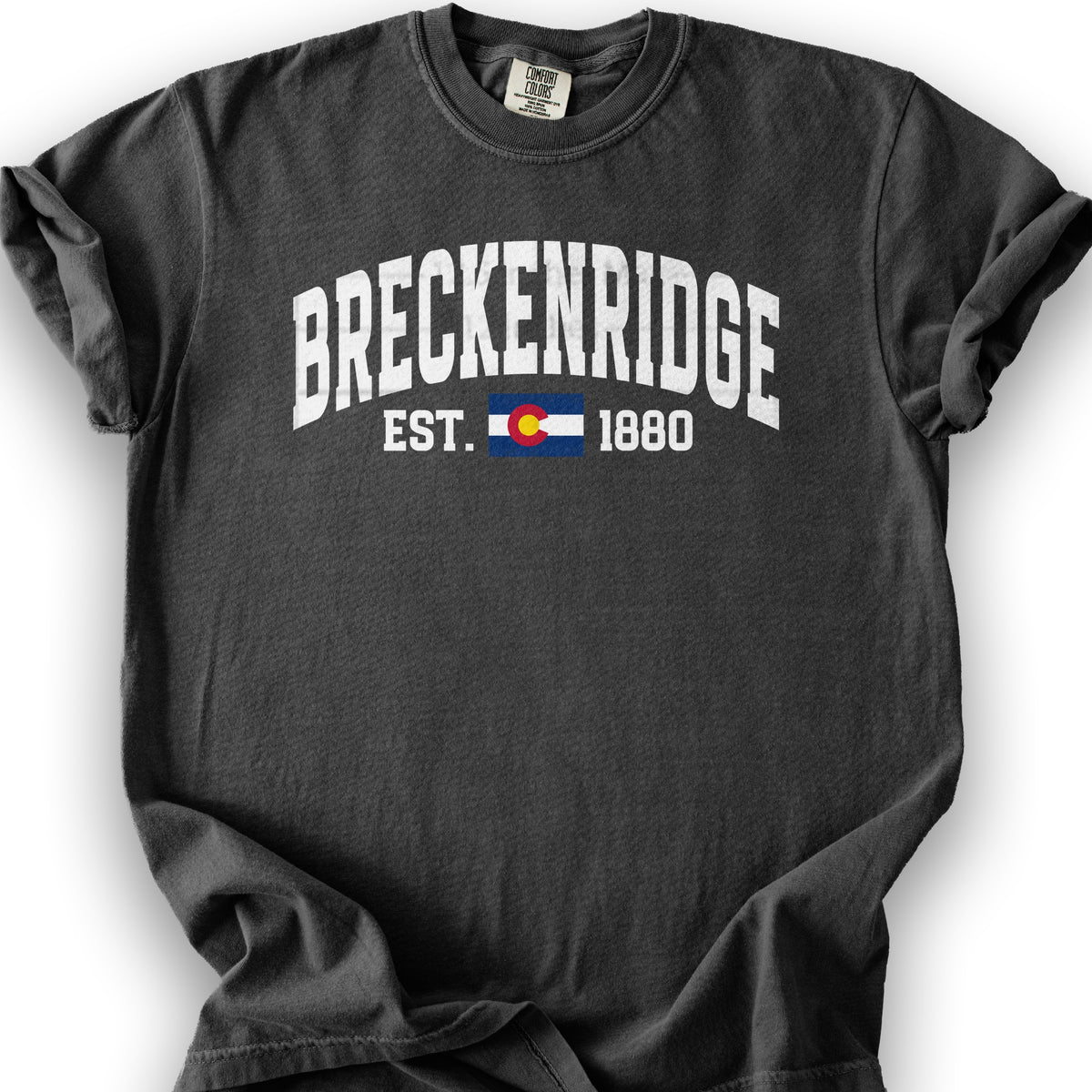 Breckenridge Colorado Varsity T-Shirt - Graphite