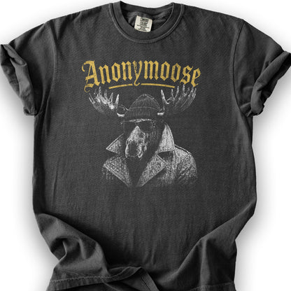 Anonymoose Halftone T-Shirt - Graphite