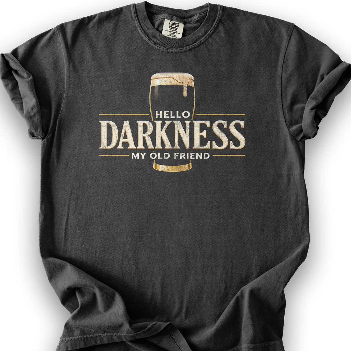 Darkness My Old Friend T-Shirt - Graphite