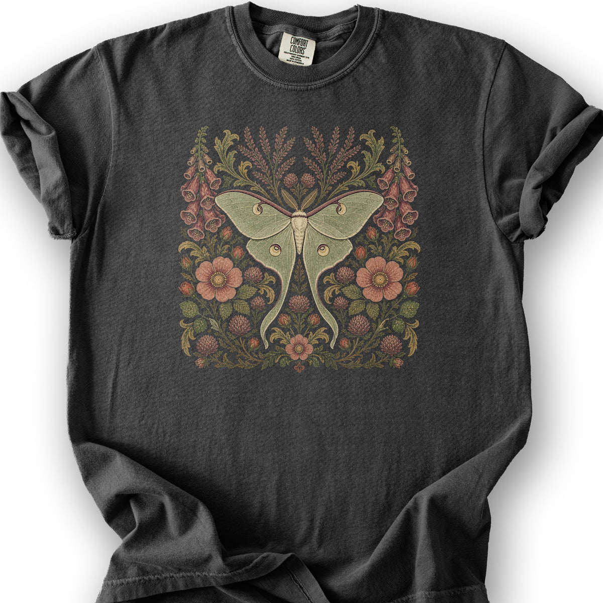 Luna Florals T-Shirt - Graphite