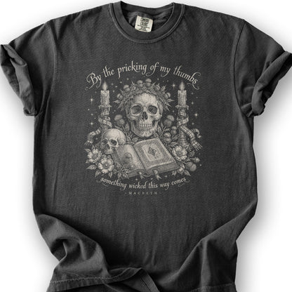 Macbeth Pricking Of My Thumbs T-Shirt - Graphite