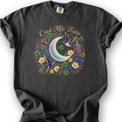 Céad Míle Fáilte Moon T-Shirt - Graphite