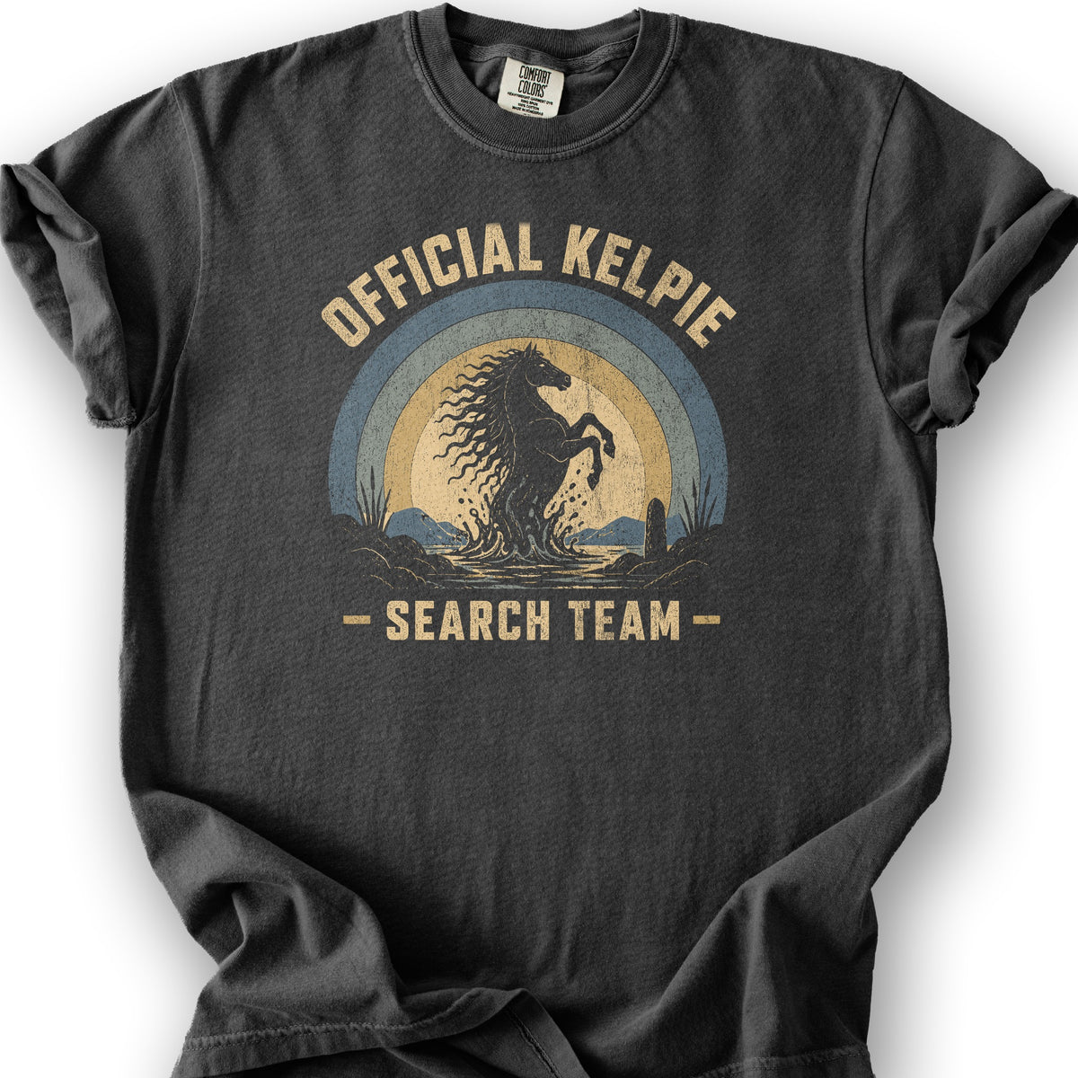 Kelpie Search Team T-Shirt - Graphite