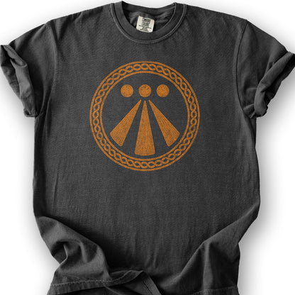 Awen Celtic Knot T-Shirt - Graphite