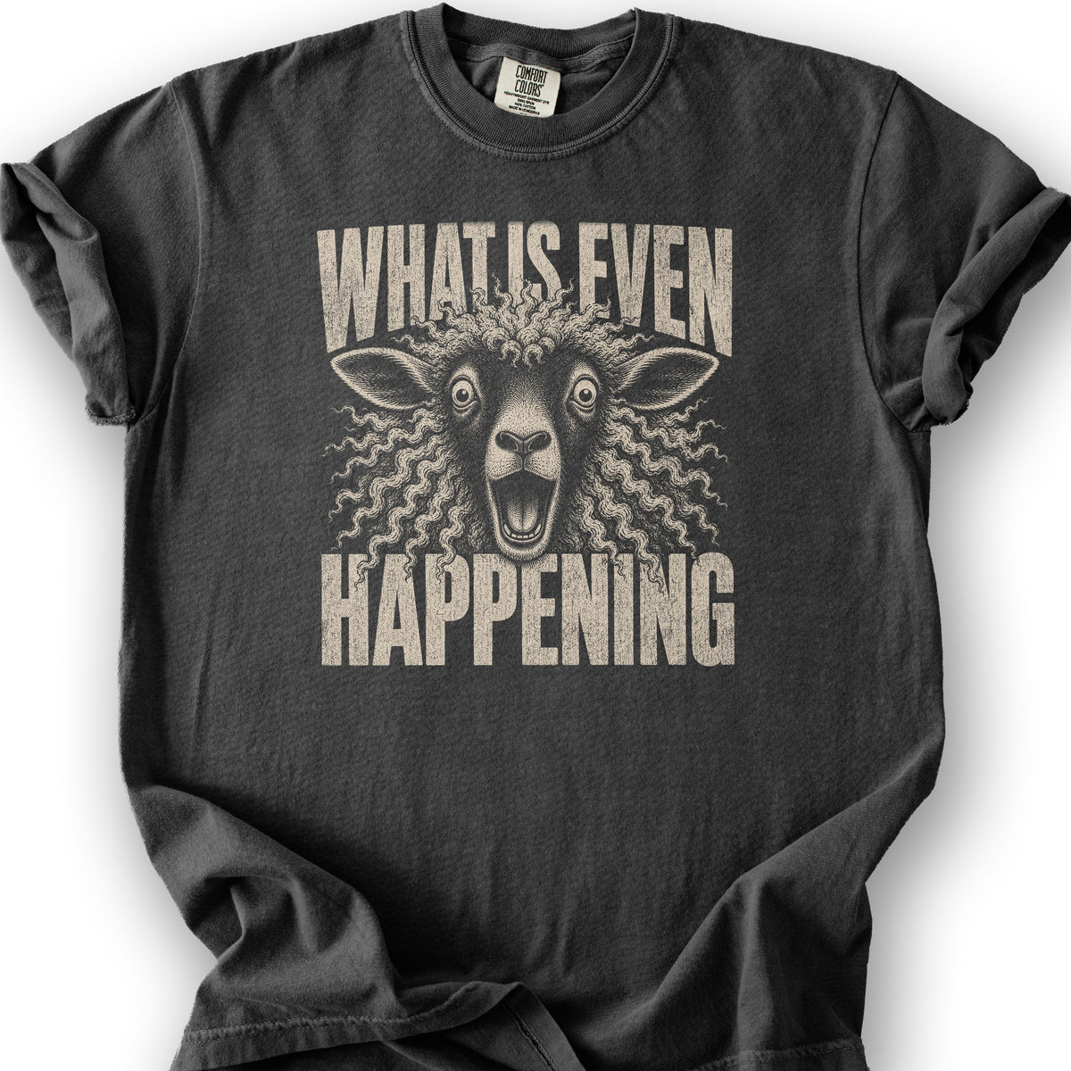 Sheep Happening T-Shirt - Graphite