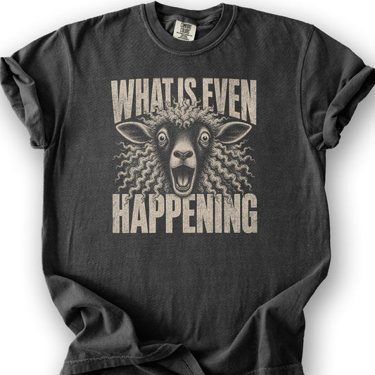 Sheep Happening T-Shirt - Graphite