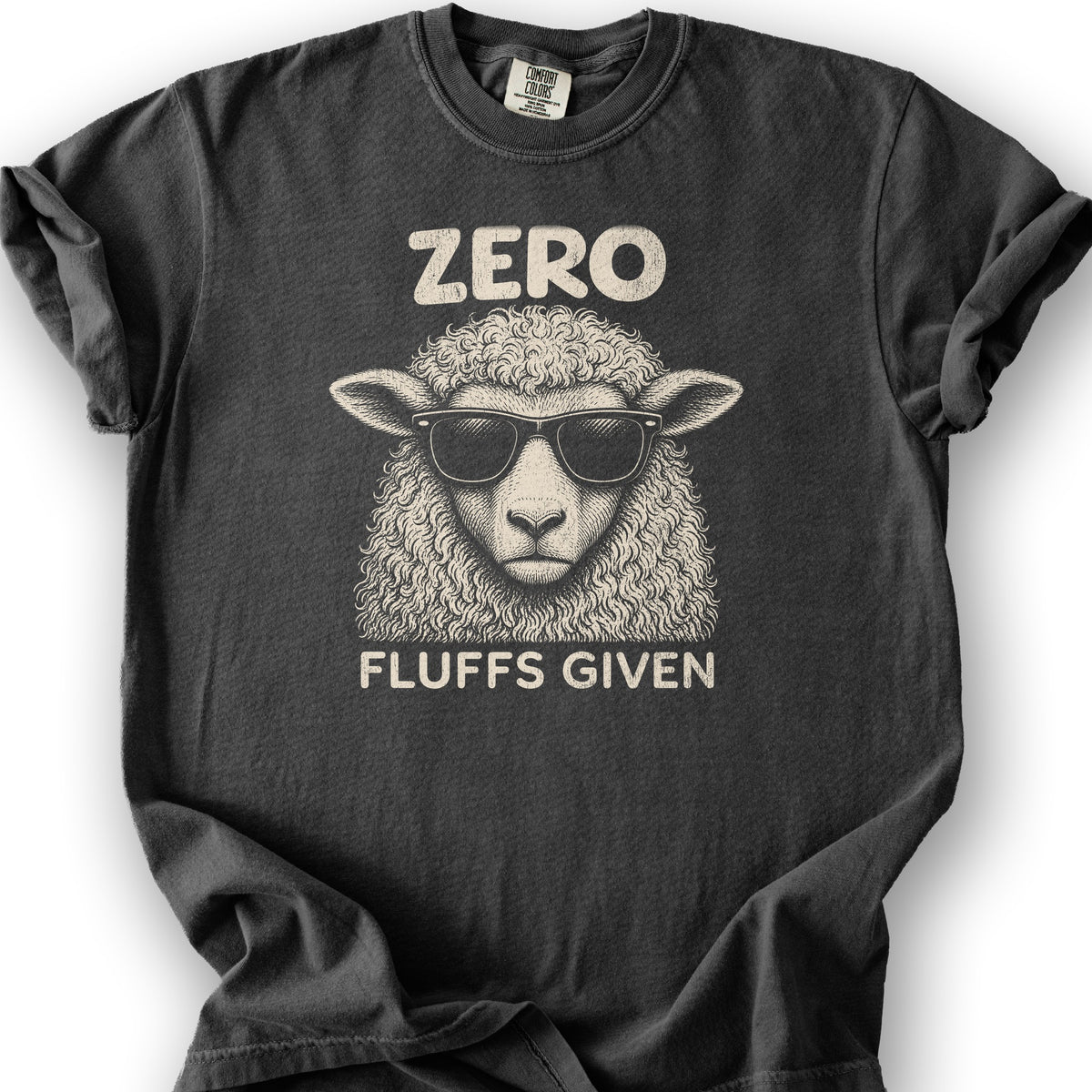 Zero Fluffs Given T-Shirt - Graphite