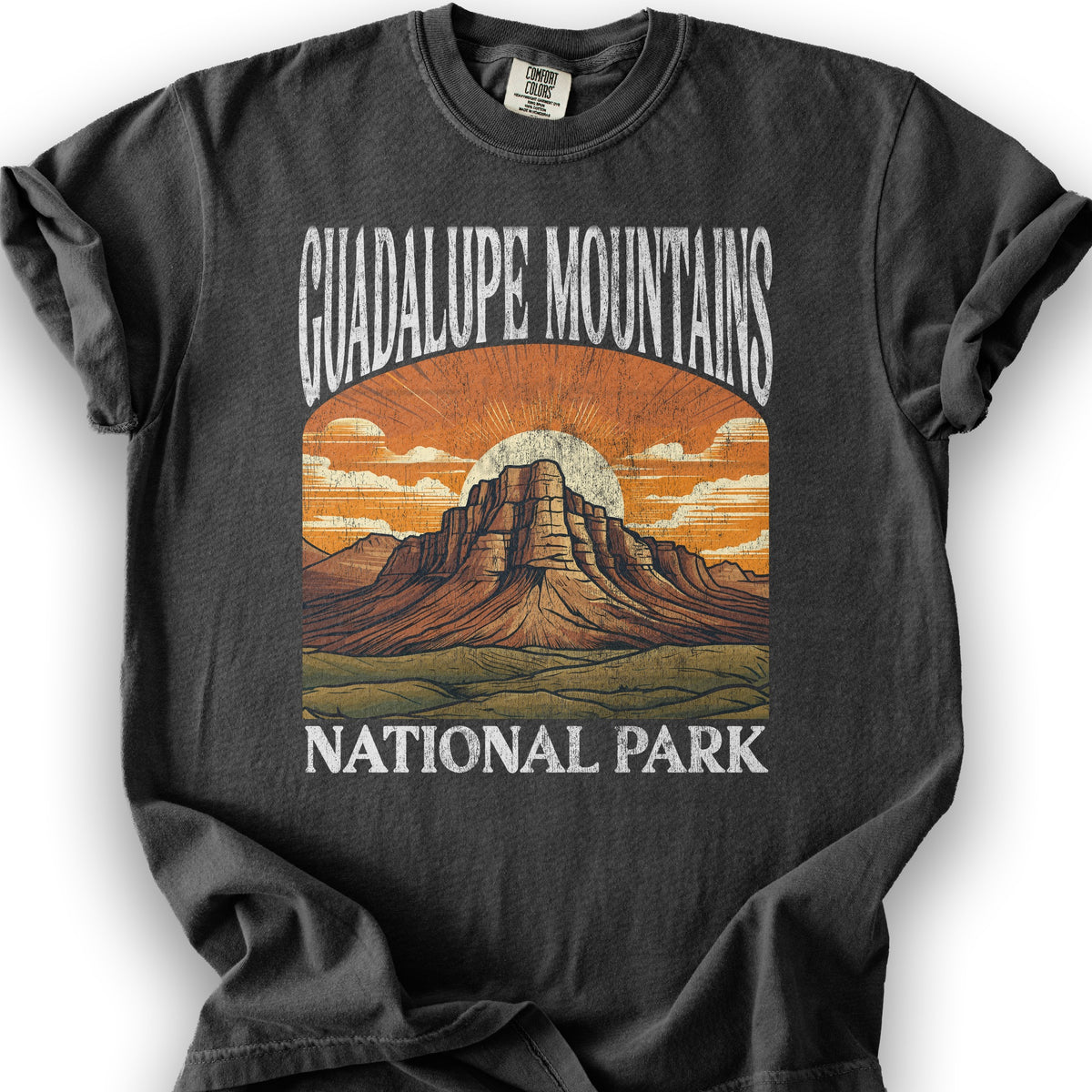 Guadalupe Mountains National Park "Big and Bold" T-Shirt - Graphite