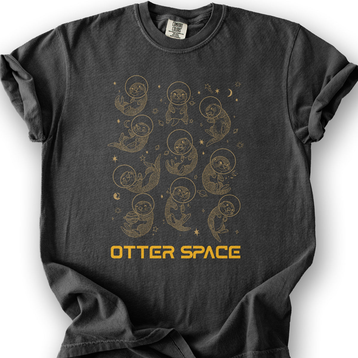 Otter Space T-shirt - Graphite