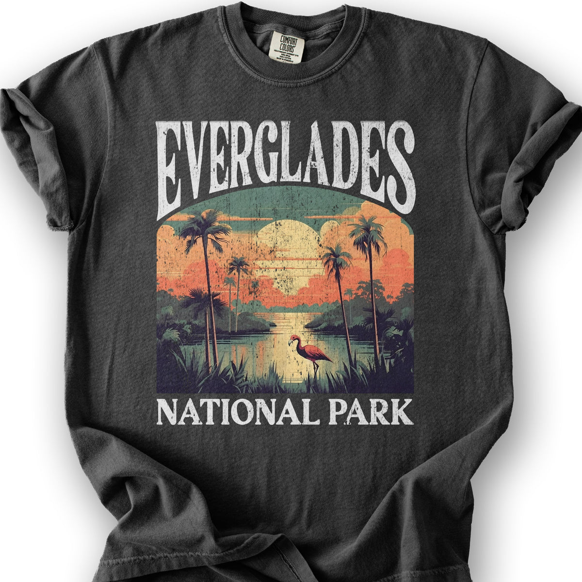 Everglades National Park "Big and Bold" T-Shirt - Graphite