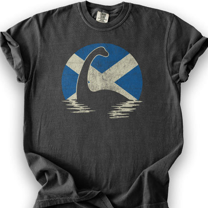 Scotland Loch Ness Flag T-Shirt - Graphite