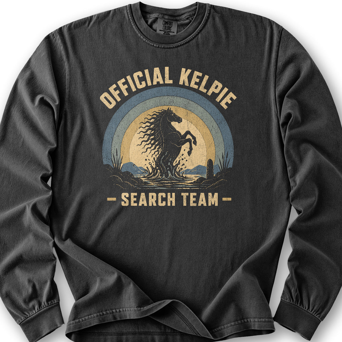 Kelpie Search Team Long Sleeve Shirt - Graphite