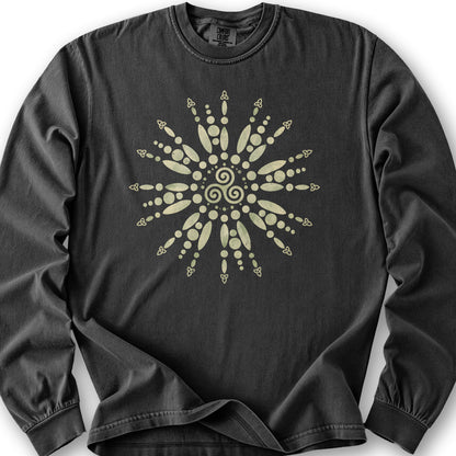 Trinity Burst Long Sleeve Shirt - Graphite