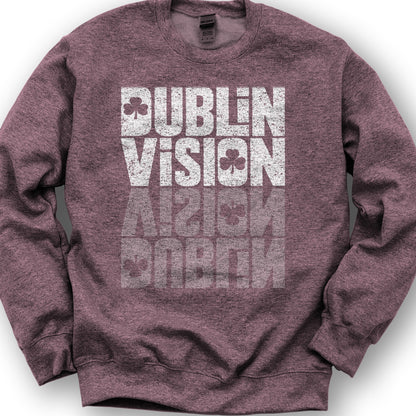 Dublin Vision Sweatshirt - Heather Sport Dark Maroon
