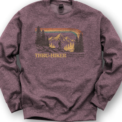 Thru-Hiker Sweatshirt - Heather Sport Dark Maroon