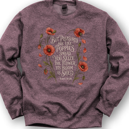 Like Poppies Burns Sweatshirt