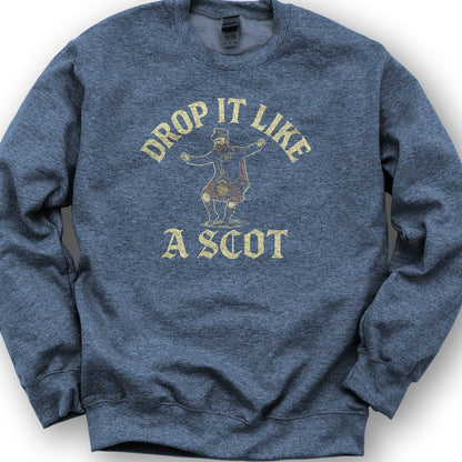 Drop It Like a Scot Sweatshirt - Heather Sport Dark Navy