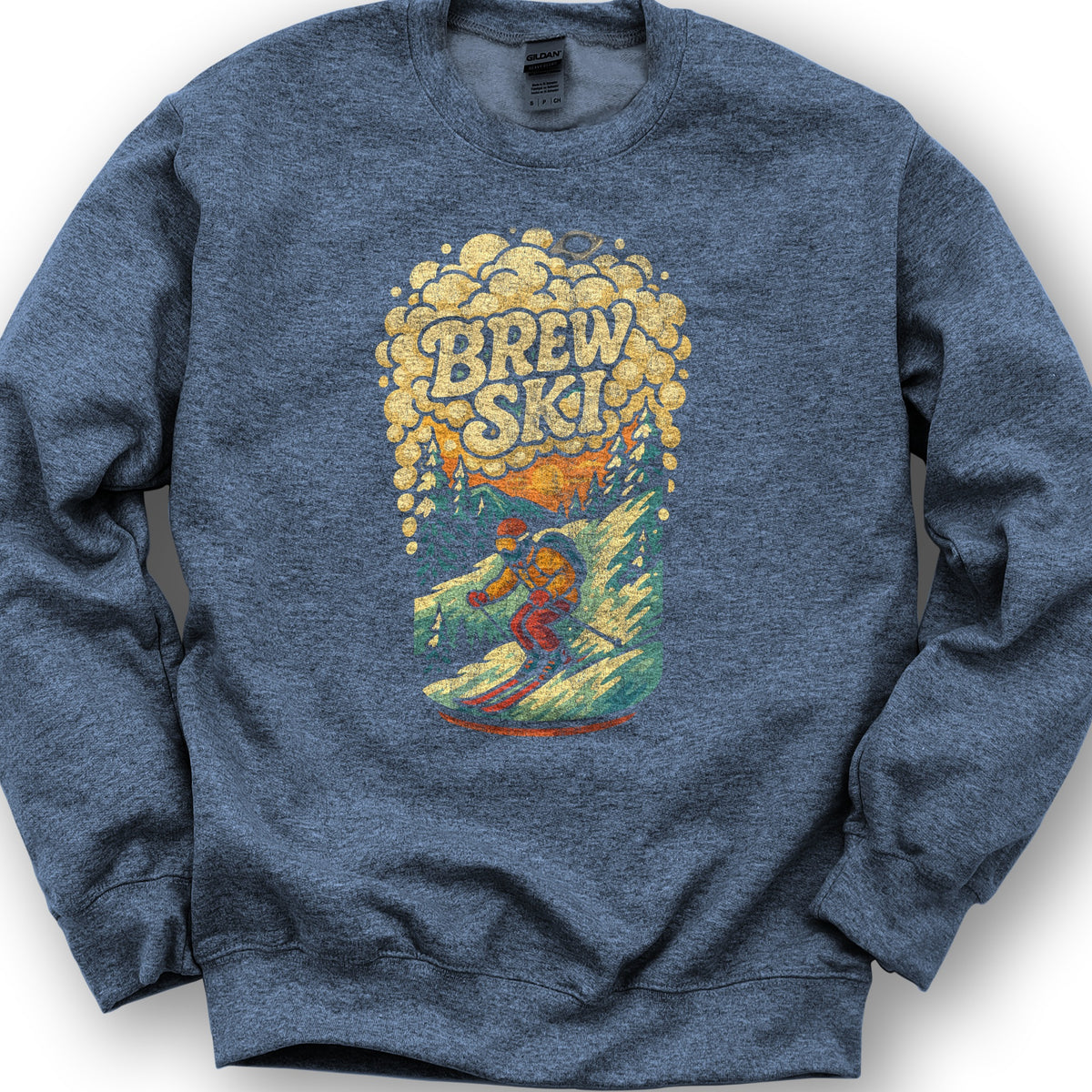 Brew Ski Sweatshirt - Heather Sport Dark Navy