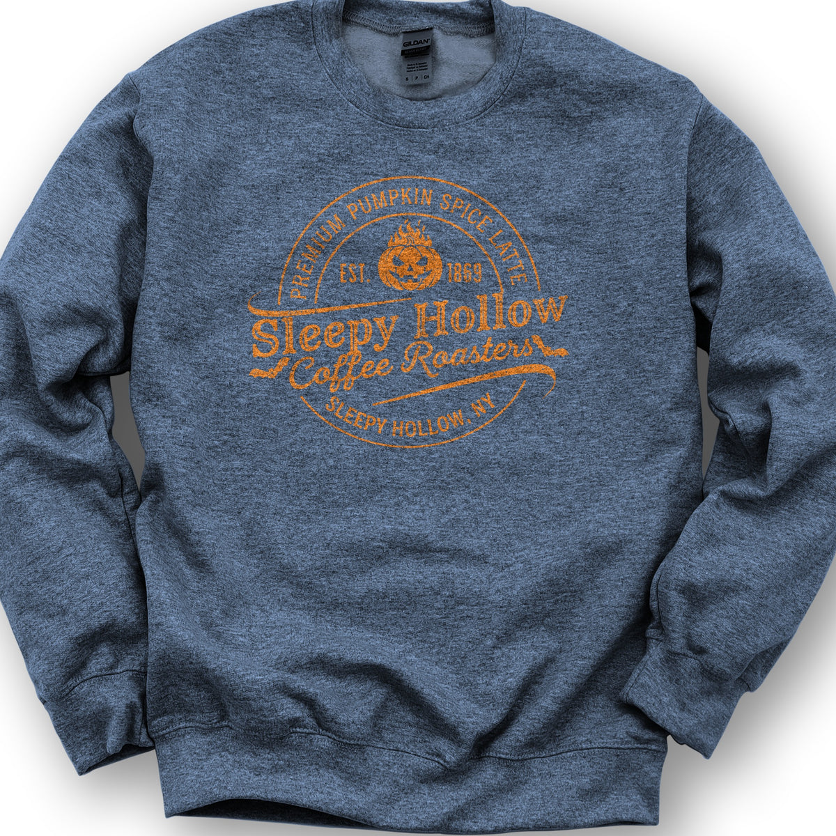 Sleepy Hollow Coffee Roasters Badge Sweatshirt - Heather Sport Dark Navy
