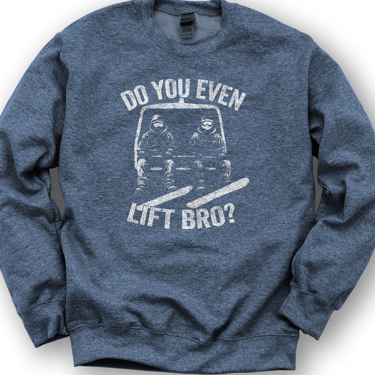 Lift Snowboard Sweatshirt - Heather Sport Dark Navy