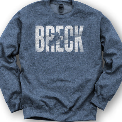 BRECK Snowboard Sweatshirt - Heather Sport Dark Navy