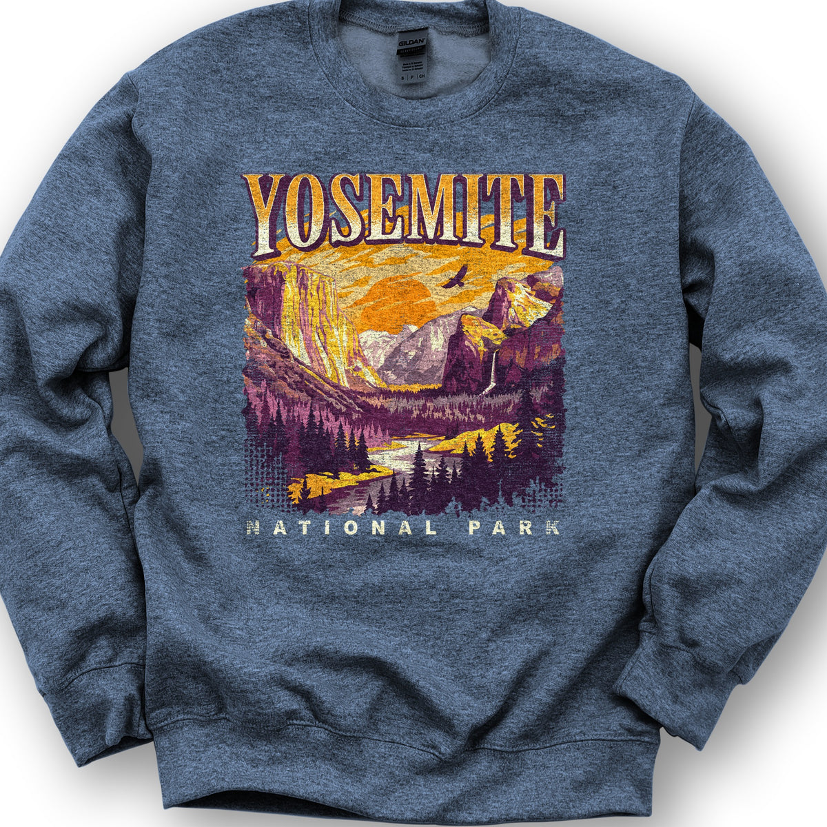 Yosemite Purple Haze Sweatshirt - Heather Sport Dark Navy