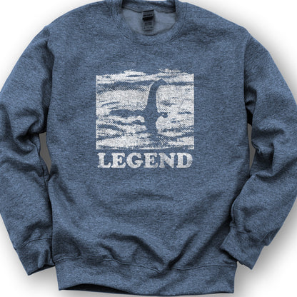 Loch Ness Legend Sweatshirt - Heather Sport Dark Navy