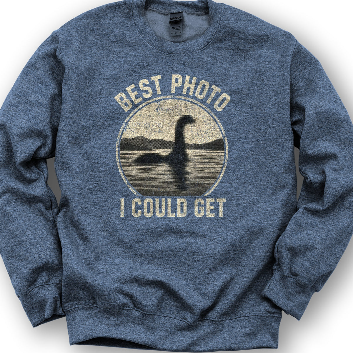 Loch Ness Photo Sweatshirt - Heather Sport Dark Navy