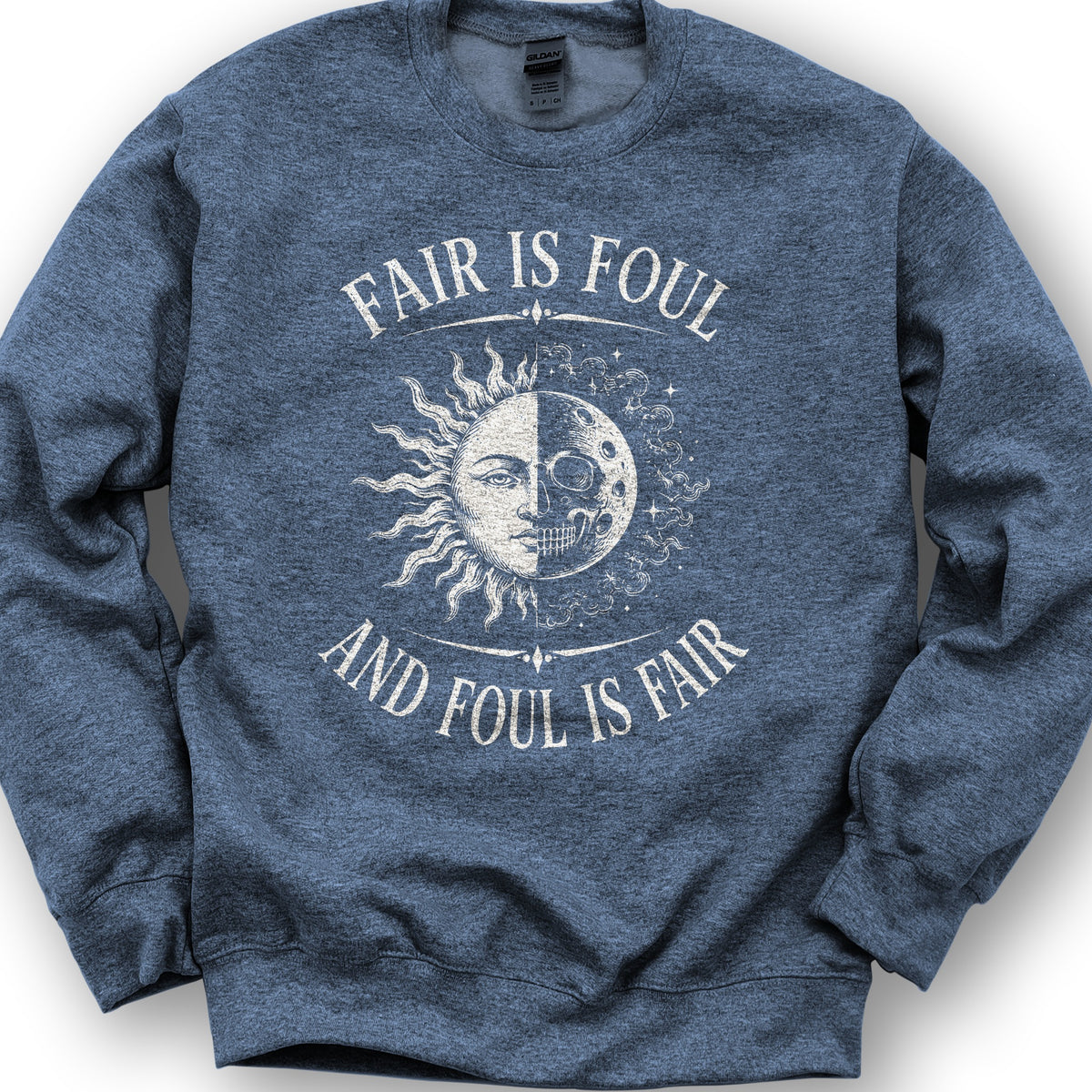 Fair Is Foul MacBeth Sweatshirt - Heather Sport Dark Navy