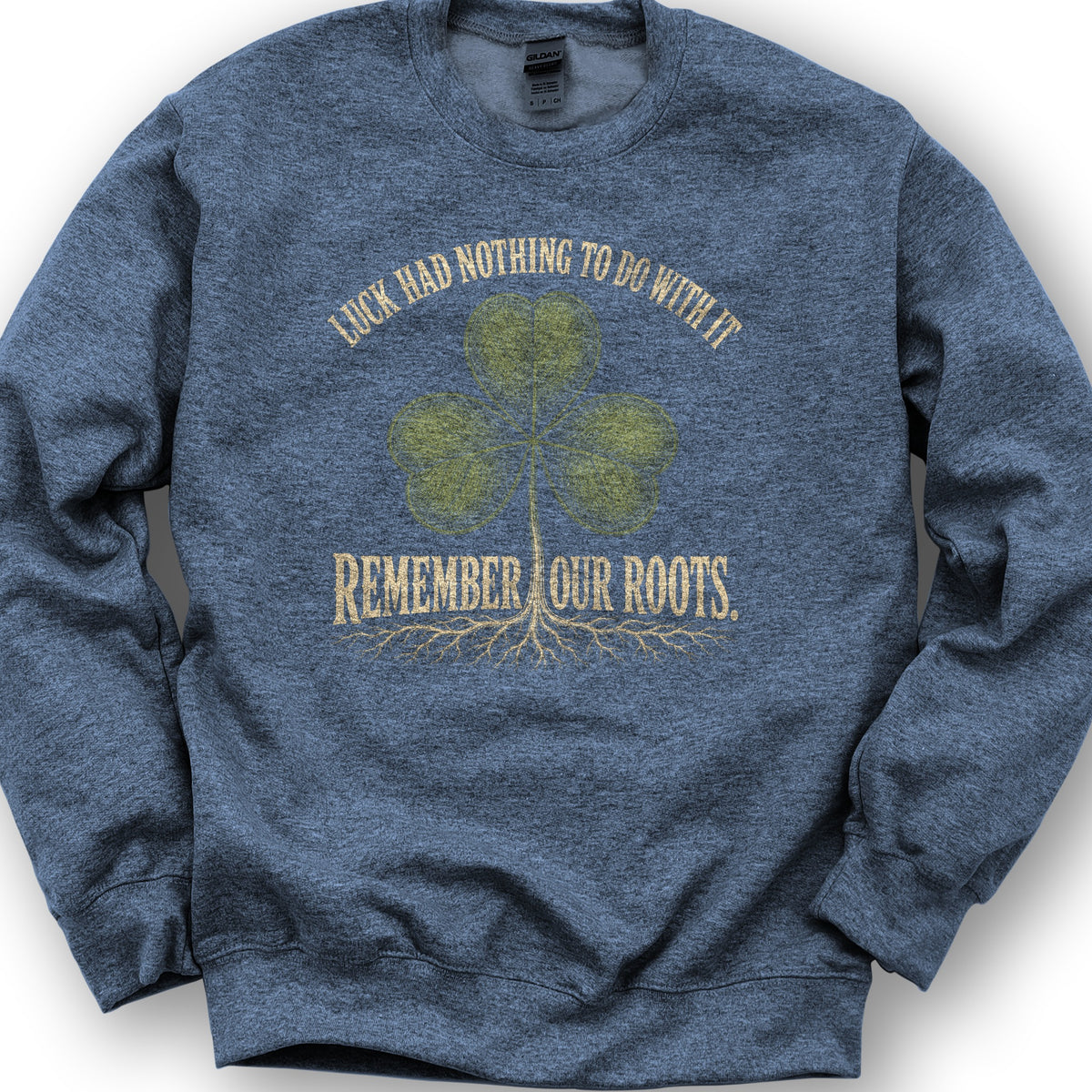 Remember Our Roots Sweatshirt - Heather Sport Dark Navy