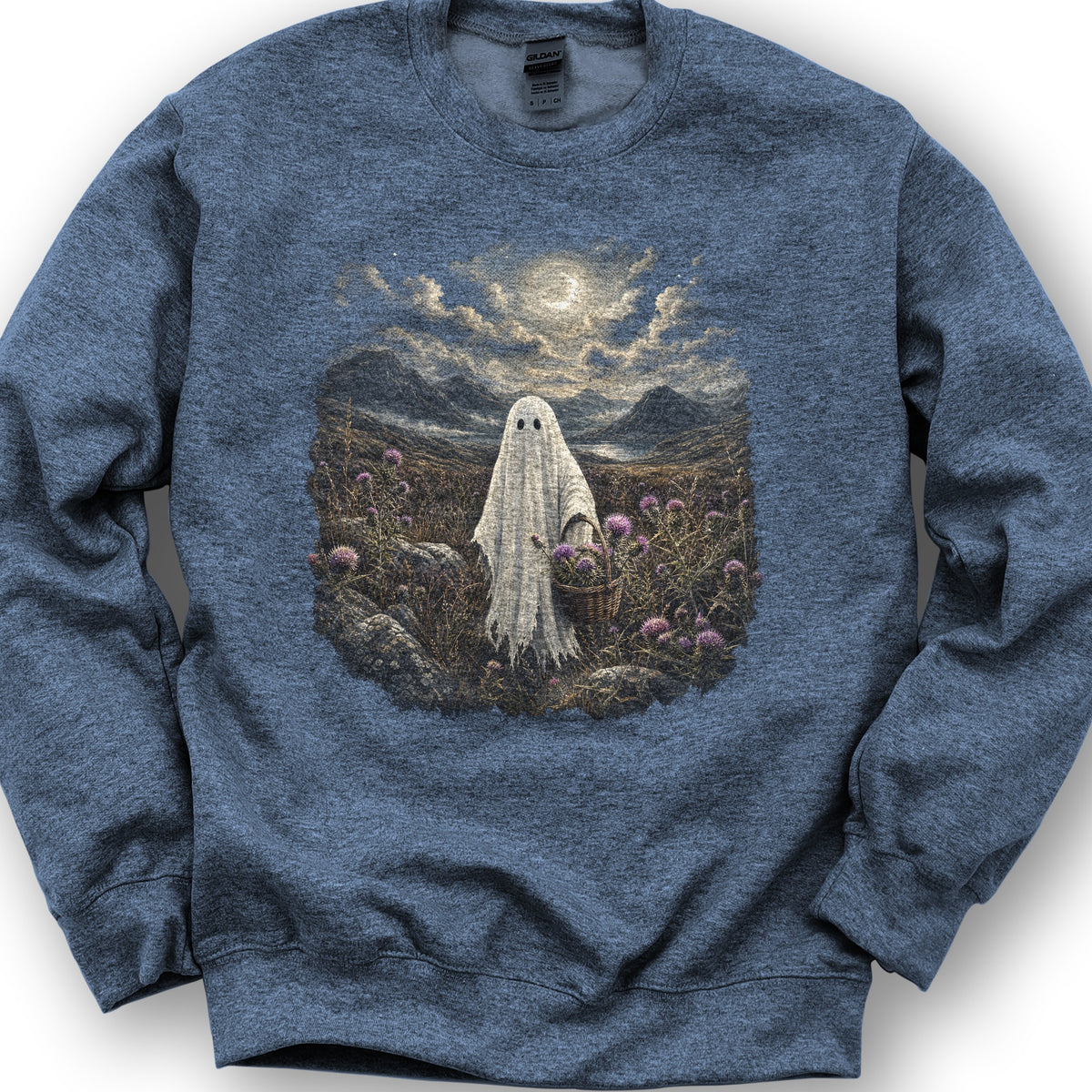 Ghost In the Glen Sweatshirt - Heather Sport Dark Navy