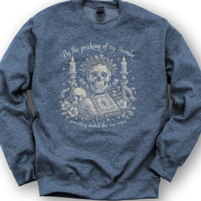 Macbeth Pricking Of My Thumbs Sweatshirt - Heather Sport Dark Navy