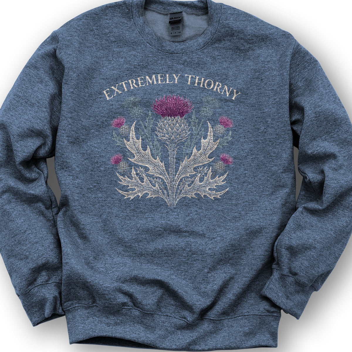 Extremely Thorny Sweatshirt - Heather Sport Dark Navy