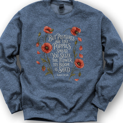 Like Poppies Burns Sweatshirt