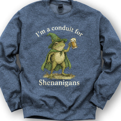 Frog Shenanigans Conduit Sweatshirt - Heather Sport Dark Navy