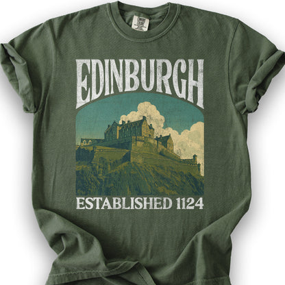 Edinburgh Scotland "Big and Bold" T-Shirt - Hemp