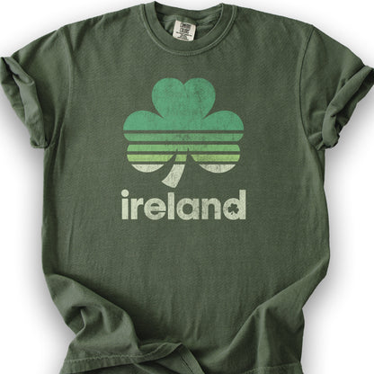 Ireland Retro Shamrock T-Shirt - Hemp