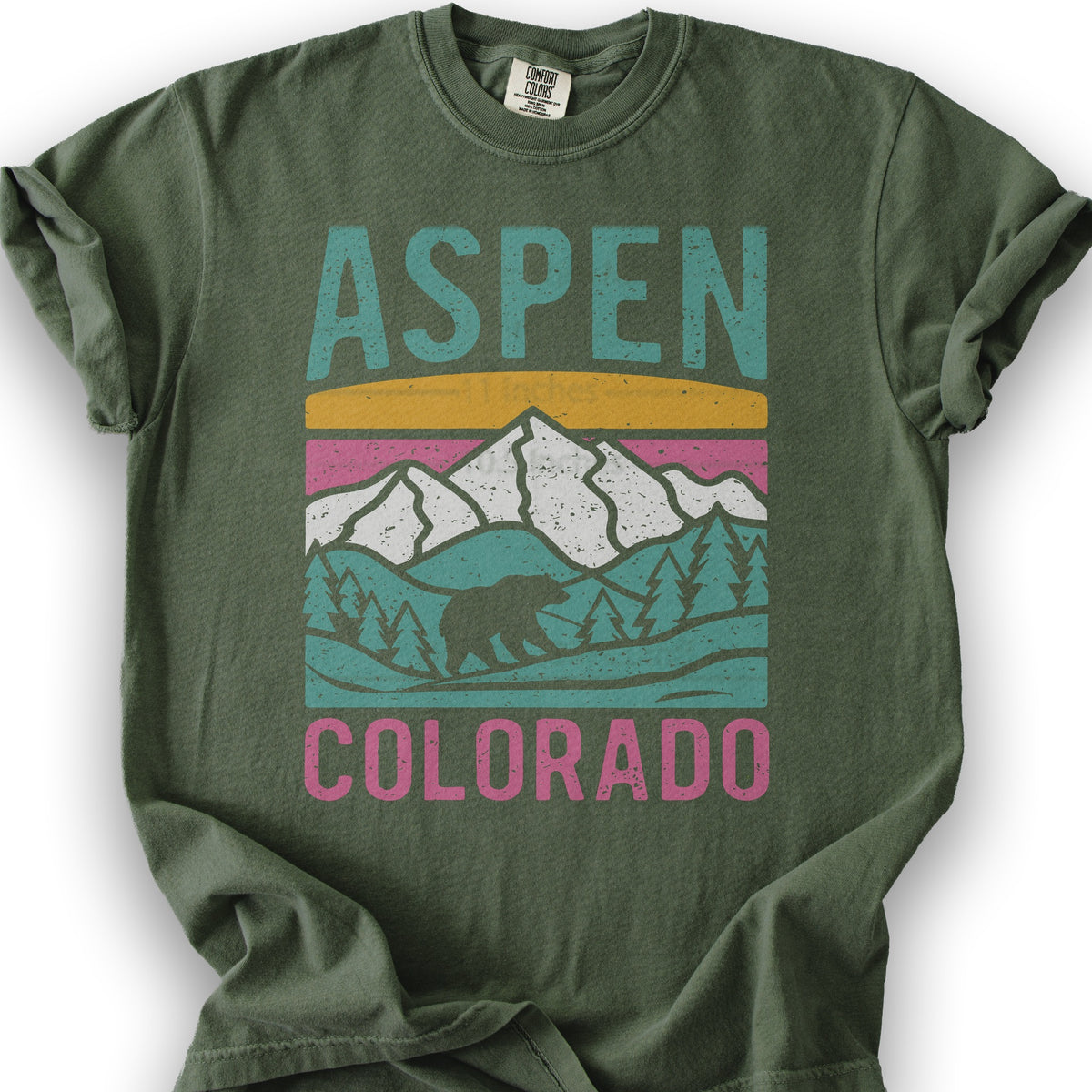 Aspen Colorado Bear T-Shirt - Hemp