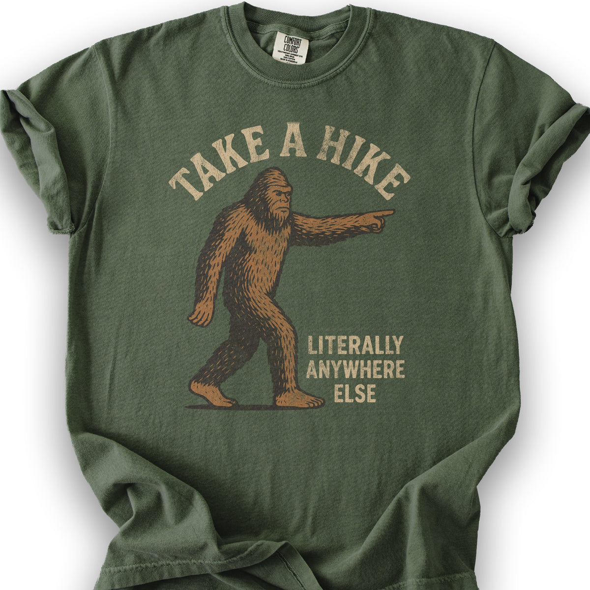 Bigfoot "Take a Hike" T-Shirt - Hemp