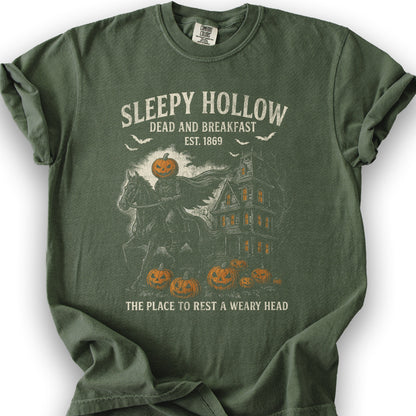Sleepy Hollow Dead and Breakfast T-Shirt - Hemp