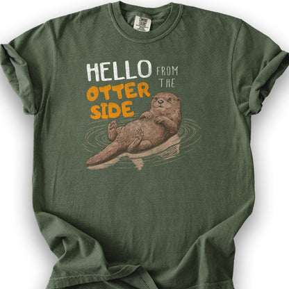 Hello From the Otter Side T-shirt - Hemp