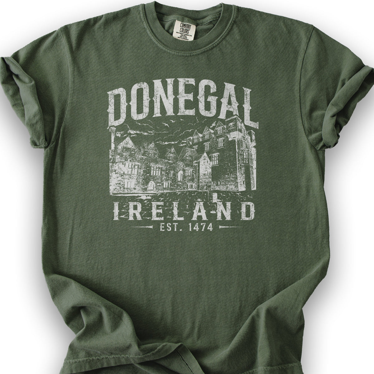 Donegal Ireland Sketch T-Shirt - Hemp