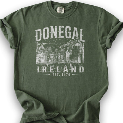 Donegal Ireland Sketch T-Shirt - Hemp