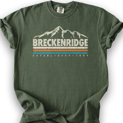 Breckenridge Retro Stripe T-Shirt - Hemp