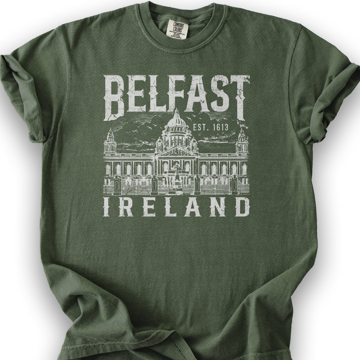 Belfast Ireland T-Shirt - Hemp
