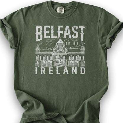 Belfast Ireland T-Shirt - Hemp