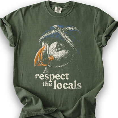Puffin Scotland Beanie T-Shirt - Hemp